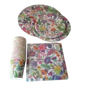 Designing Dining Disposable Celebration Dinnerware Set Bloom Original Packaging